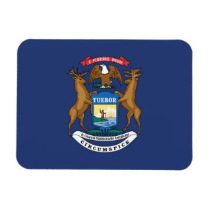 Ímã State Flag of Michigan, EUA