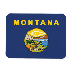 Ímã State Flag of Montana, EUA