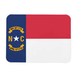Ímã State Flag of North Carolina, EUA