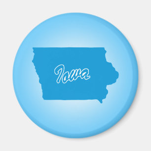 Imã State Iowa Magnet