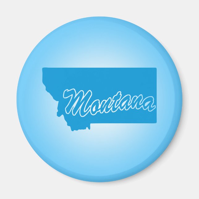 Imã State Montana Magnet (Frente)