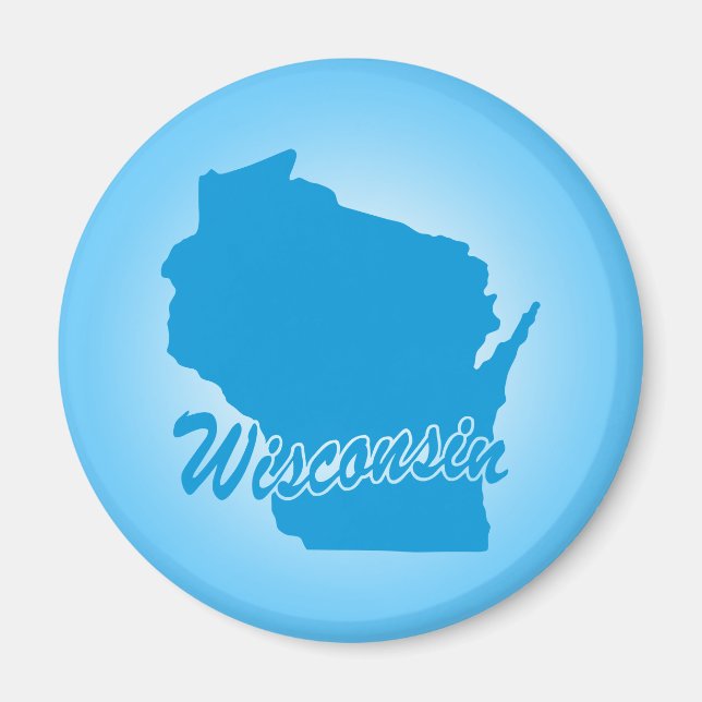 Imã State Wisconsin Magnet (Frente)