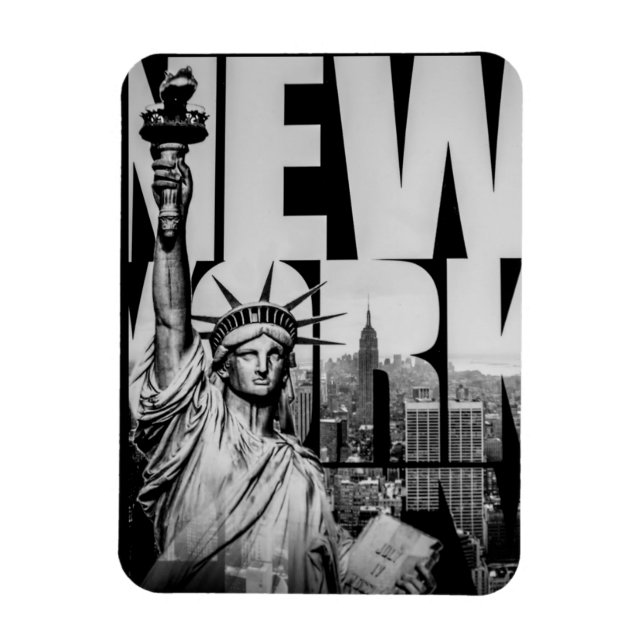 Ímã Staute do Magnet da Liberdade Vintage (Vertical)