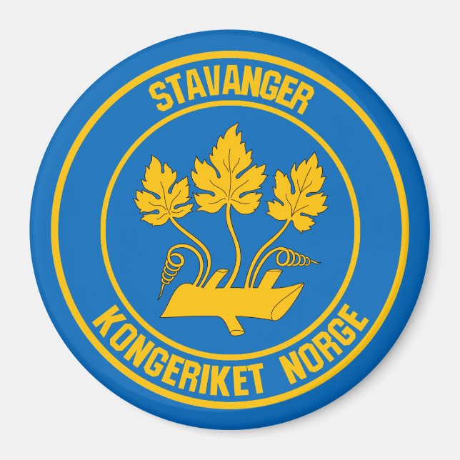 Imã Stavanger Round Emblem (Frente)