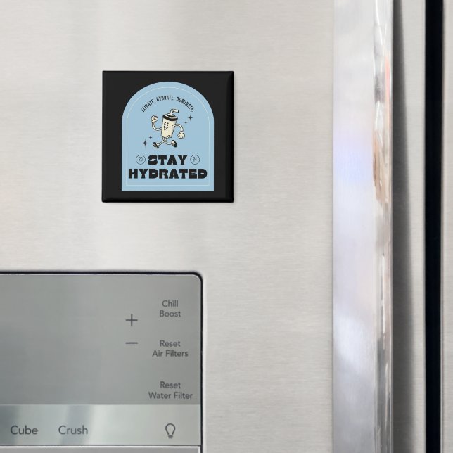Imã Stay Hydrated Retro Kitchen Magnet (In Situ (Fridge))