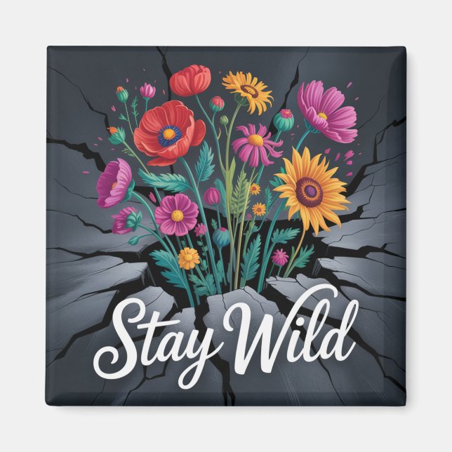 Imã Stay Wild (Frente)