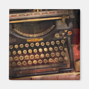 Imã Steampunk - apenas uma máquina de escrever