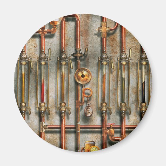Imã Steampunk - O coletor de lubrificação (Frente)