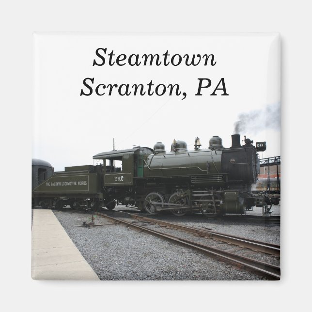 Imã Steamtown Baldwin Magnet (Frente)