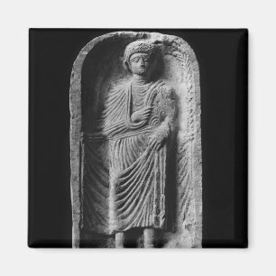 Imã Stela funerário de um homem, descoberto no Palmyr