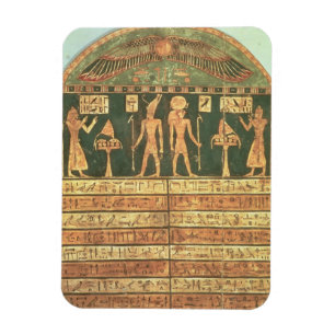 Ímã Stele of Horsiese, tardio (madeira pintada)