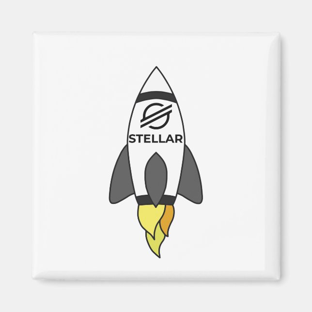 Imã Stellar Para O Foguete Da Lua (Frente)