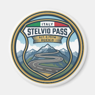 Imã Stelvio - Passo de Montanha Itália