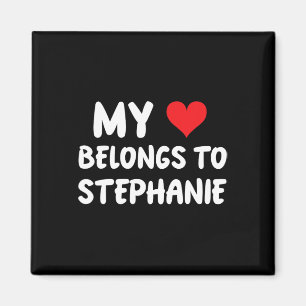 Imã Stephanie - Meu Coração Pertence a Stephanie - Amo