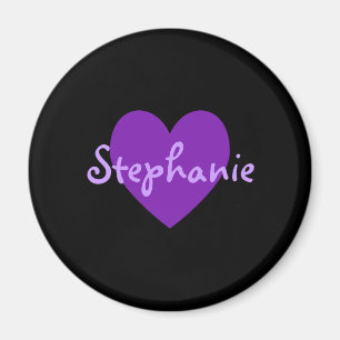 Imã Stephanie no roxo