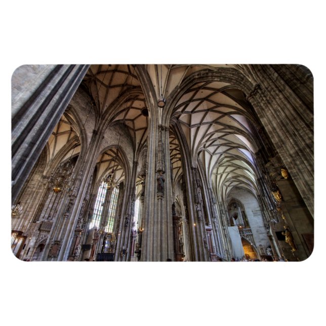 Ímã Stephansdom Wien Österreich (Horizontal)
