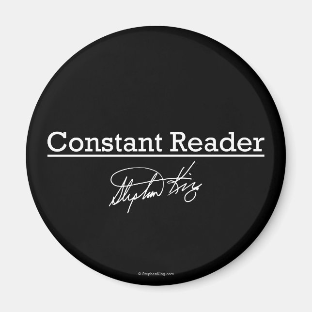 Imã Stephen King, Constant Reader (Frente)