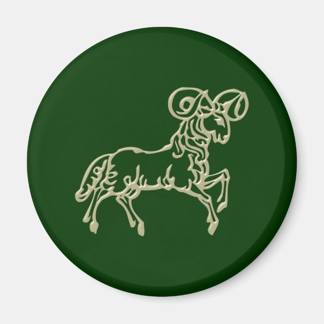 Imã Sternzeichen carneiro zodiac sign Aries (Frente)