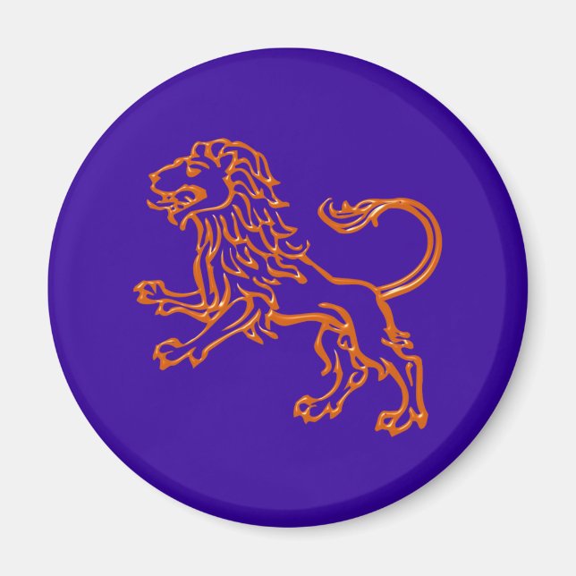 Imã Sternzeichen leão zodiac sign Leo (Frente)