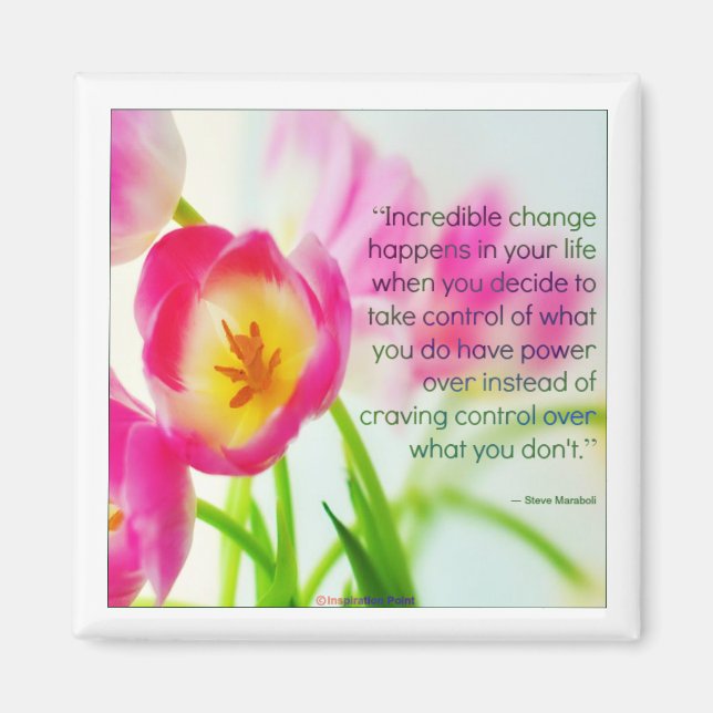 Imã Steve Maraboli Cita Sobre "Mudança" (Frente)