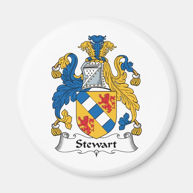 Imã Stewart Family Crest (Frente)