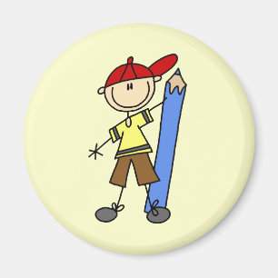 Imã Stick Boy com Lápis