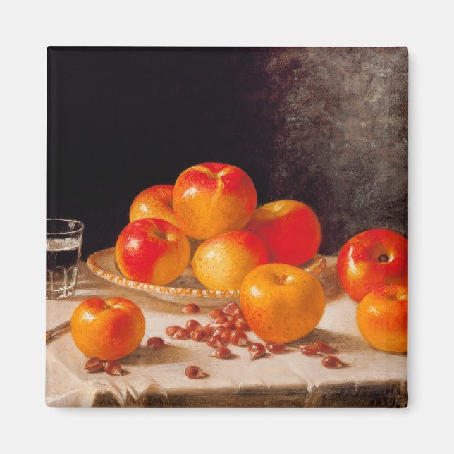 Imã Still Life, Apples and Chestnuts (Frente)