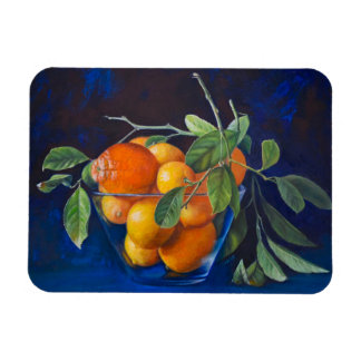 Ímã Still Life with Lemons and Orange Branch