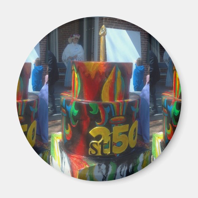 Imã Stl250 Fleur De Lis Cake Magnet - Gentry House (Frente)