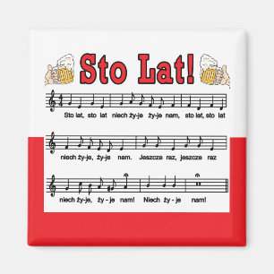 Imã Sto Lat! Música Com Cerveja Mugs
