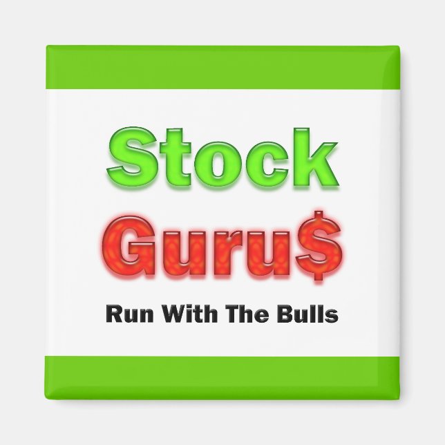 Imã Stock Trader Red (Frente)