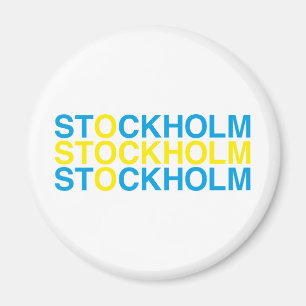 Imã STOCKHOLM Bandeira Sueca
