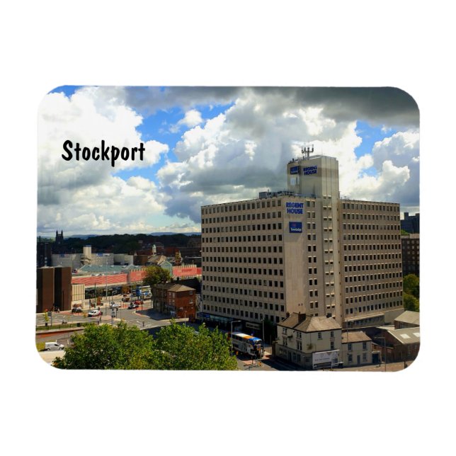 Ímã Stockport Town Center (Horizontal)