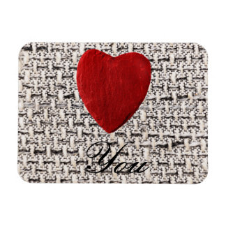 Ímã Stoffhintergrund Te Amo