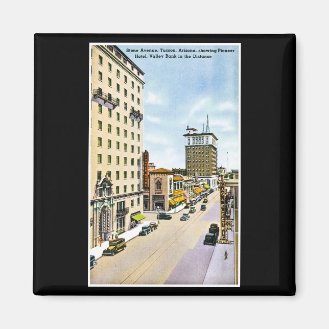 Imã Stone Avenue, Tucson, Arizona Retro Road Trip (Frente)