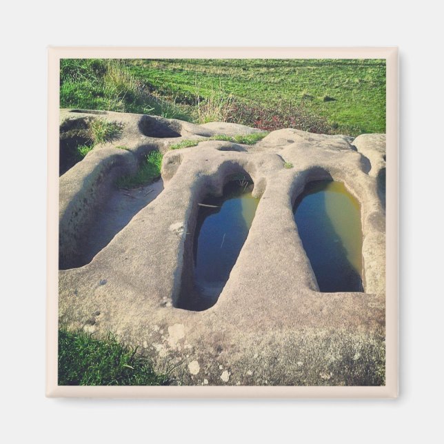 Imã Stone Graves, Heysham Magnet (Frente)