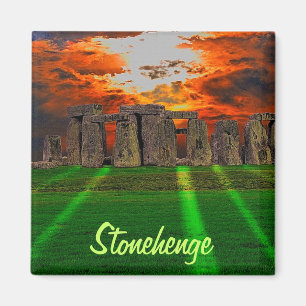 Imã Stonehenge Celtic Standstone Stones na Grã-Bretanh