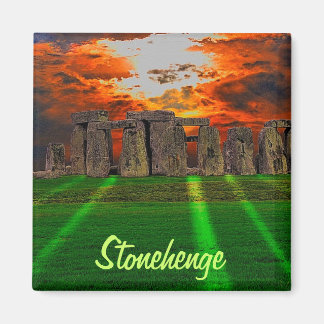 Imã Stonehenge Celtic Standstone Stones na Grã-Bretanh