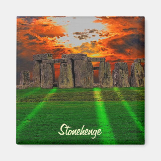Imã Stonehenge Celtic Standstone Stones na Grã-Bretanh