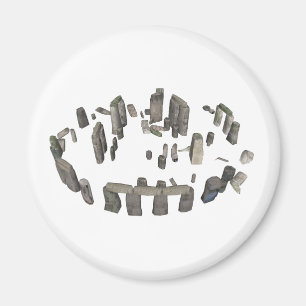 Imã Stonehenge: Modelo 3D: