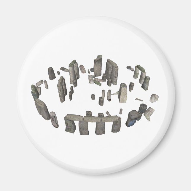 Imã Stonehenge: Modelo 3D: (Frente)