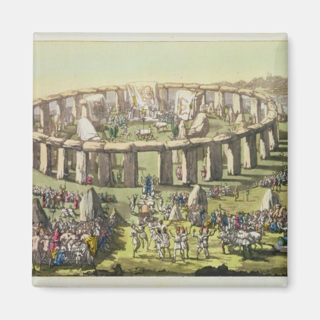 Imã Stonehenge, ou um Templo Circular dos Druidas, pl (Frente)