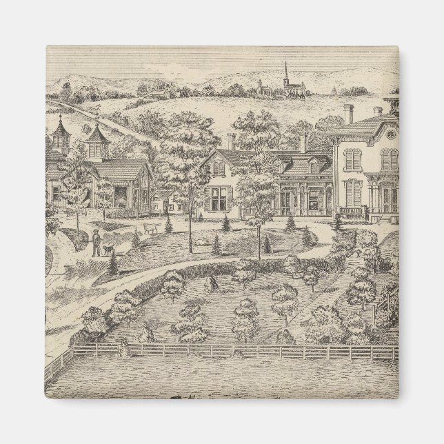 Imã Stonehenge, residência e fazenda (Frente)