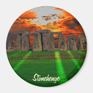 Imã Stonehenge Stones em Pé ao Sol