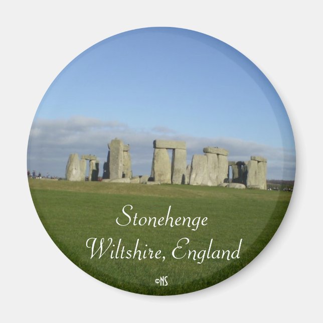 Imã Stonehenge Wiltshire, England Magnet (Frente)