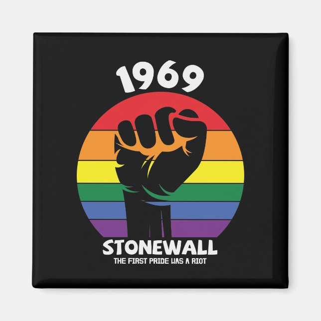 Imã Stonewall Riot Remembrance Orgulho gay (Frente)