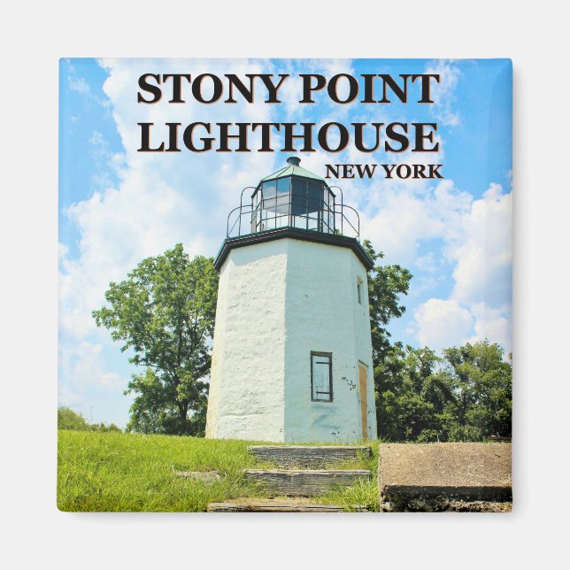 Imã Stony Point Lighthouse, New York Magnet (Frente)