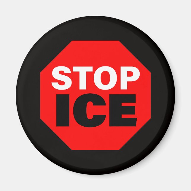 Imã Stop ICE (Frente)