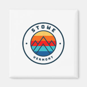 Imã Stowe Vermont Skiing Snowboard Ski Family Trip