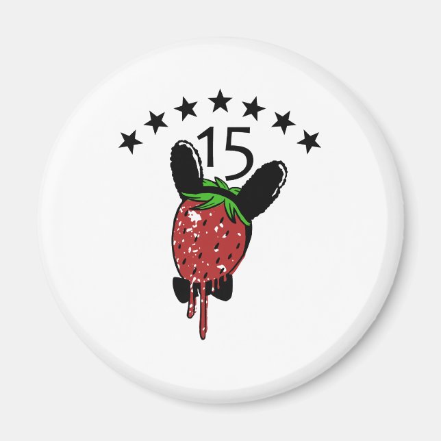 IMÃ STRAWBERRY BUNNY (Frente)